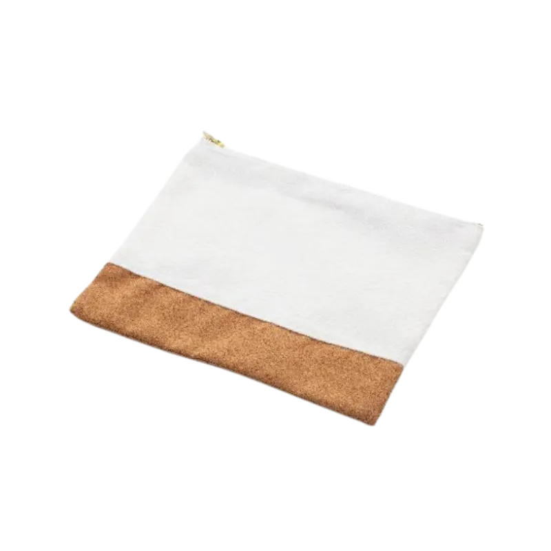 Customized linen pencil pouch