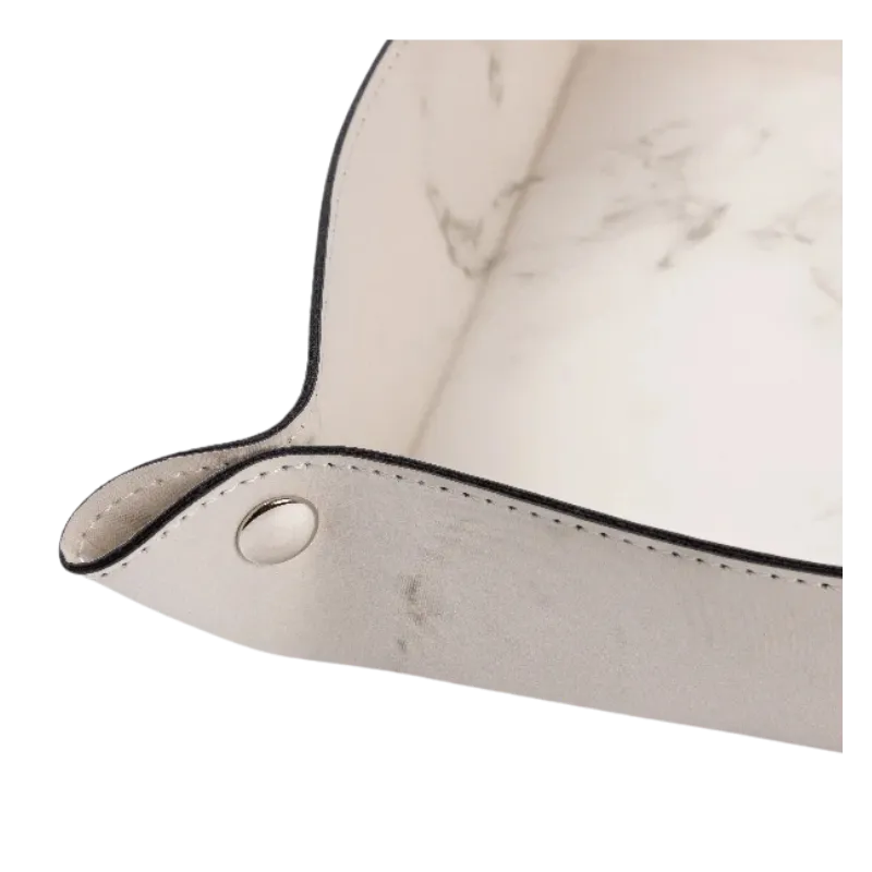 Customized Engraving Leather Tray