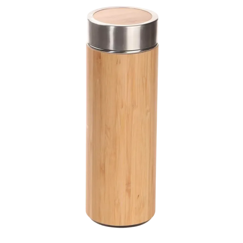 Bamboo Thermos Vacuum Flask