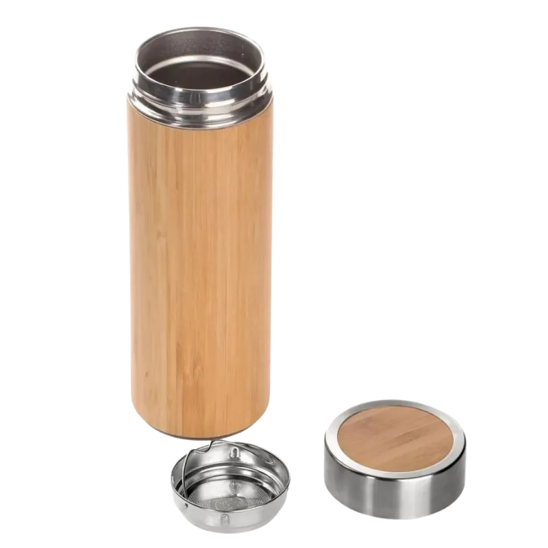 Bamboo Thermos Vacuum Flask