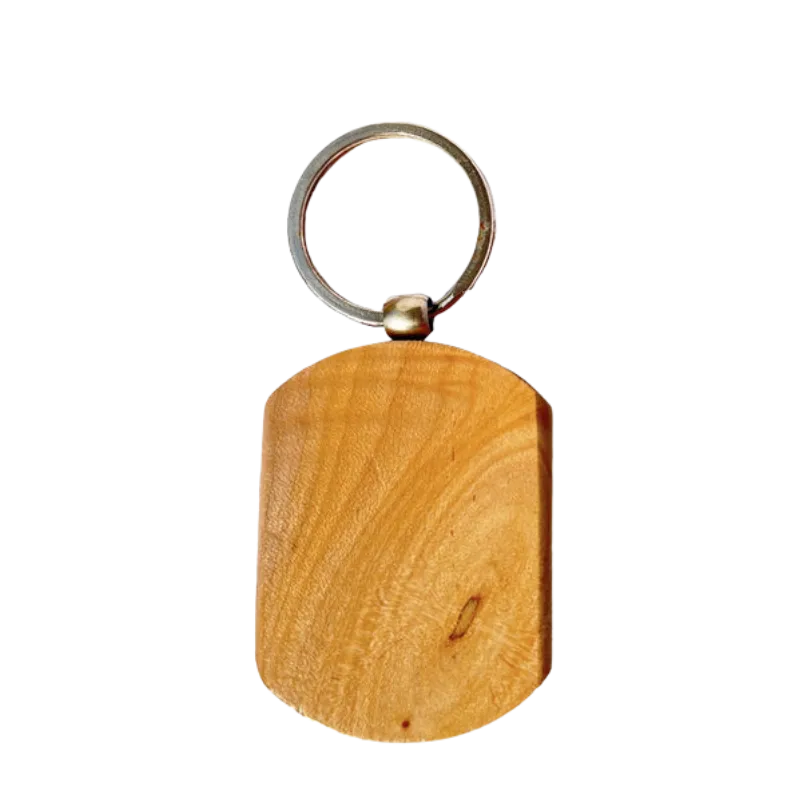 Bamboo Keychain