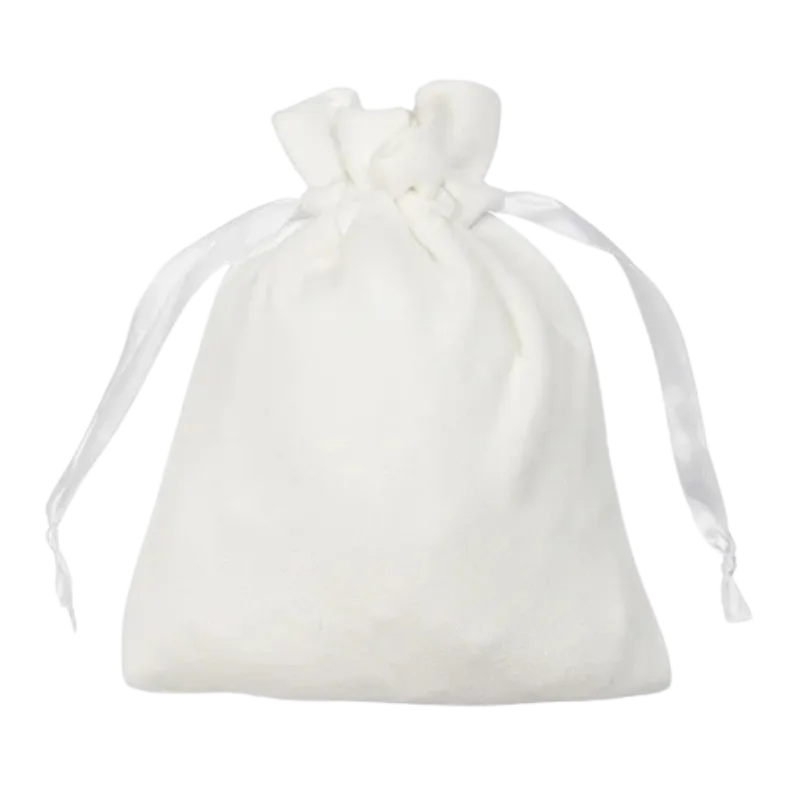 Double Sided Plush drawstring bag Pack