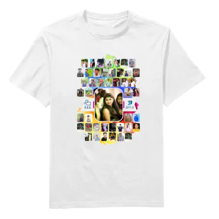 Zig Zag Model Round Neck T-Shirt