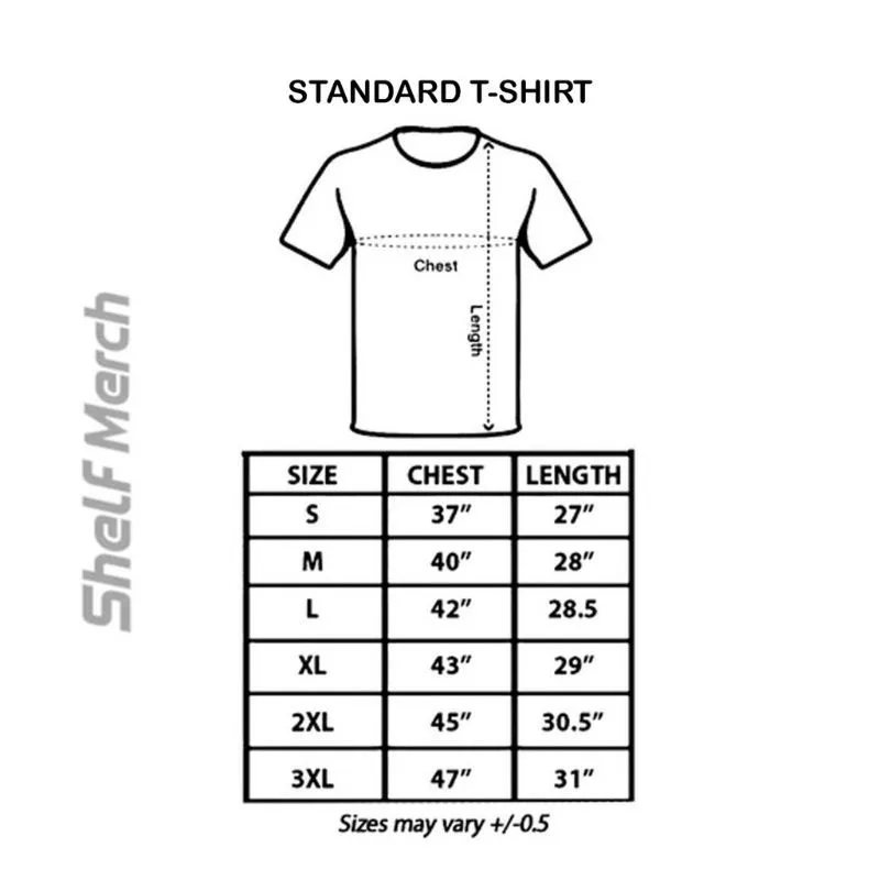Rectangular Square Model Round Neck T-Shirt