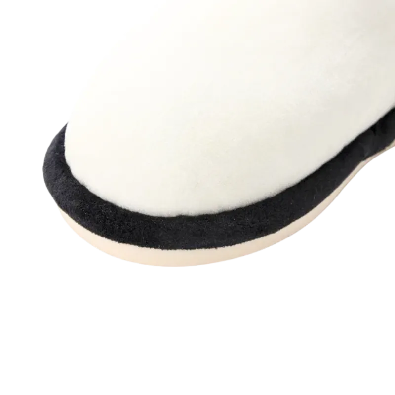 Think Wear Kids Fuzzy Close Toe Slippers
