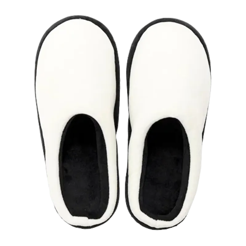 Think Wear Kids Fuzzy Close Toe Slippers