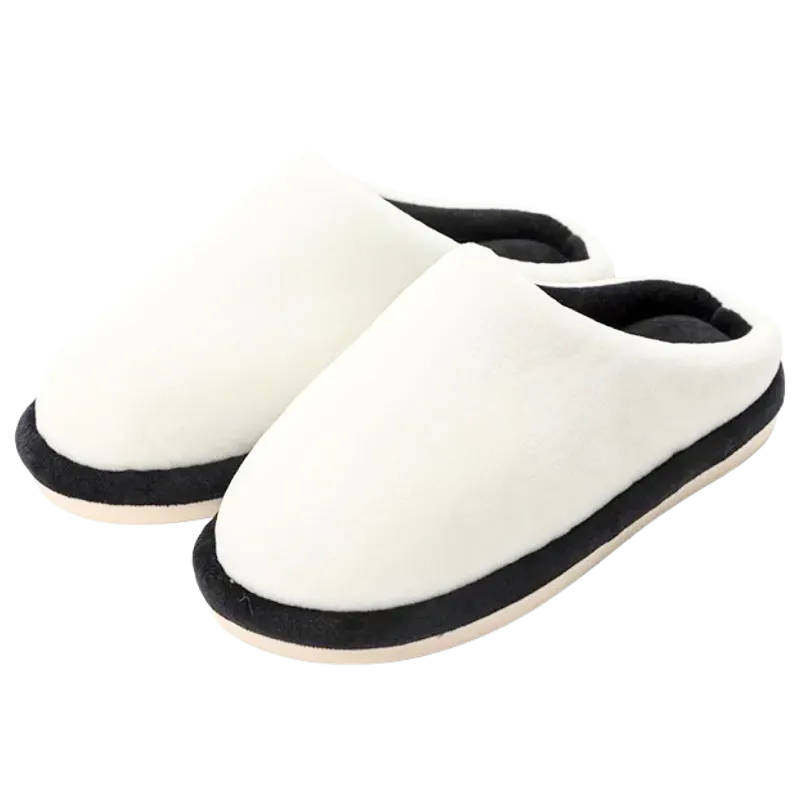 Think Wear Kids Fuzzy Close Toe Slippers