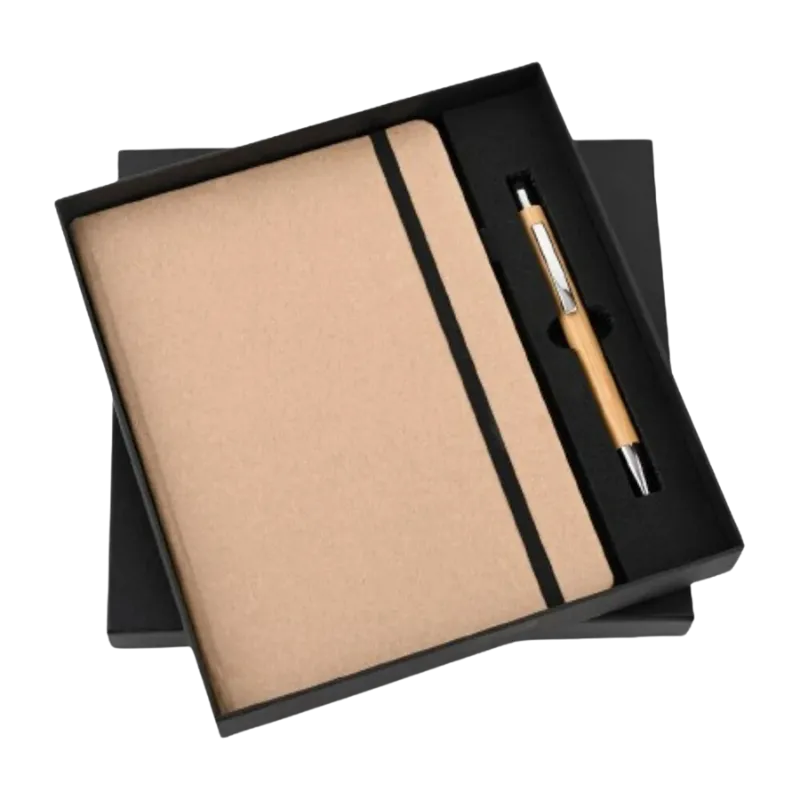 Eco Elastic Pen And Diary