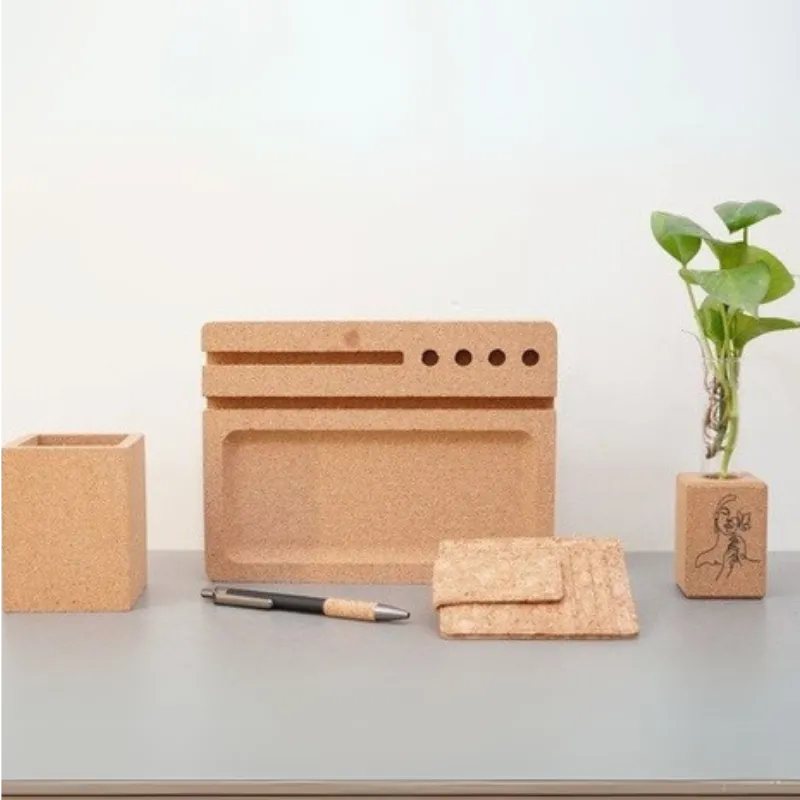 Cork Haven Desk Set