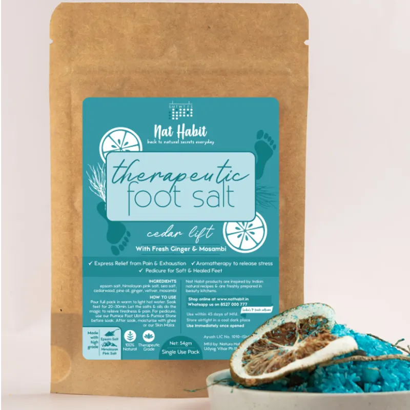 Cedar Lift Foot Salt