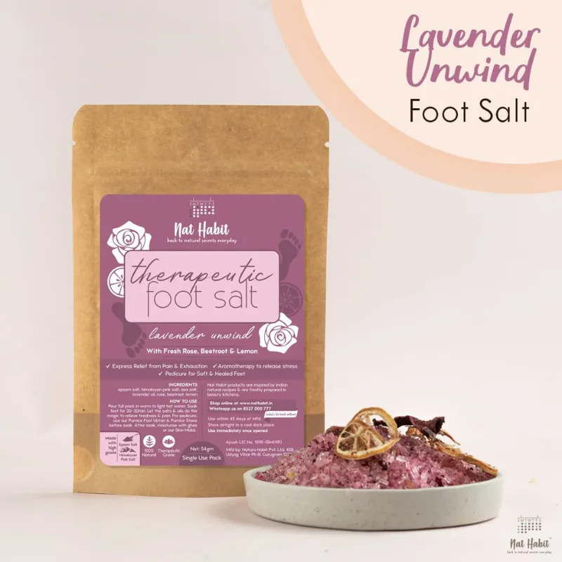 Lavender Foot Salt