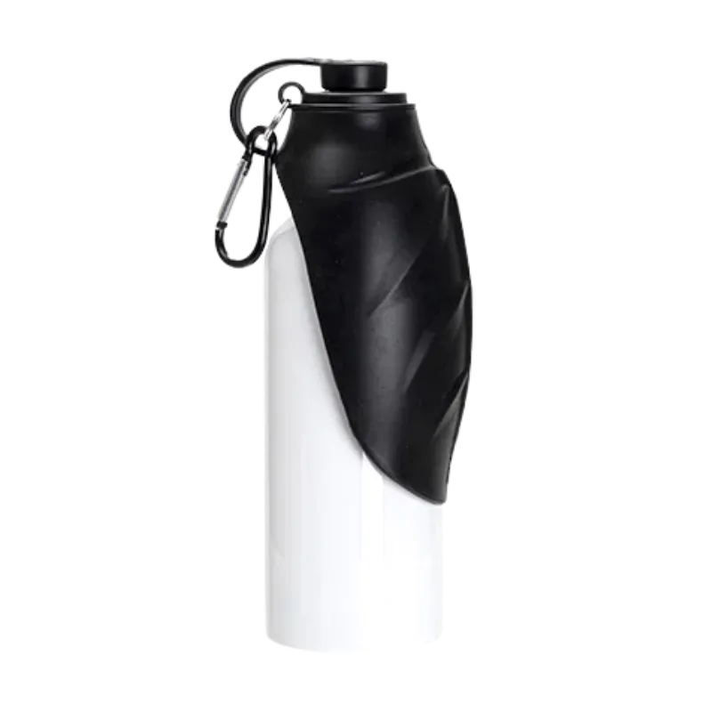 Customized White Stainless Steel Portable Pet Water Bottle