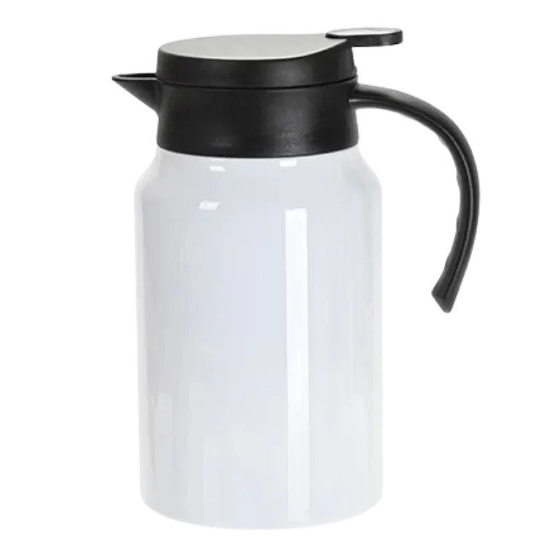 Customized Stainless Steel Coffee Pot with Black Handle& Lid