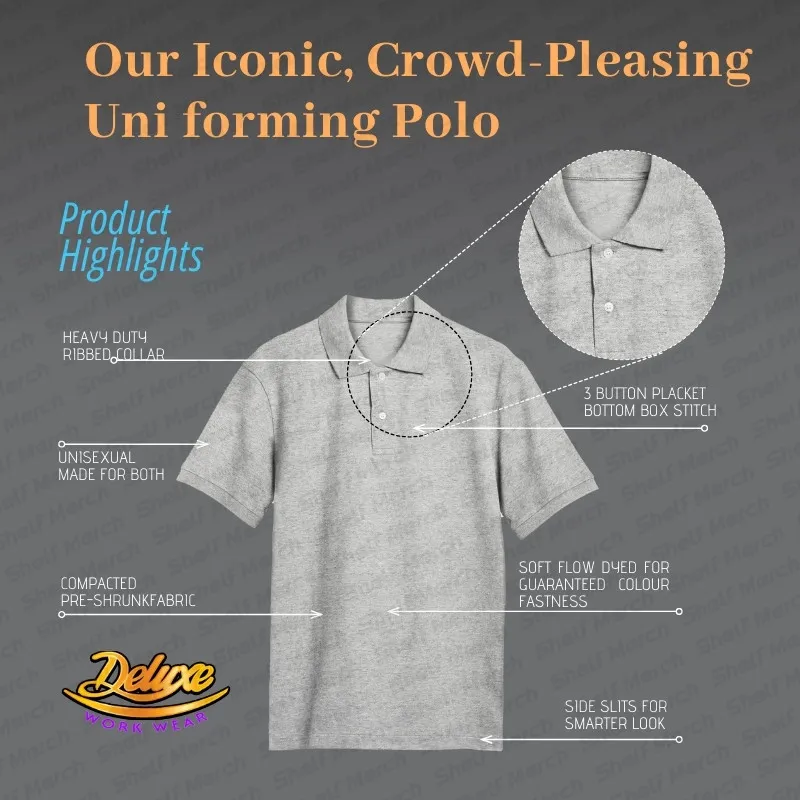 Customized Deluxe Polo T-shirt