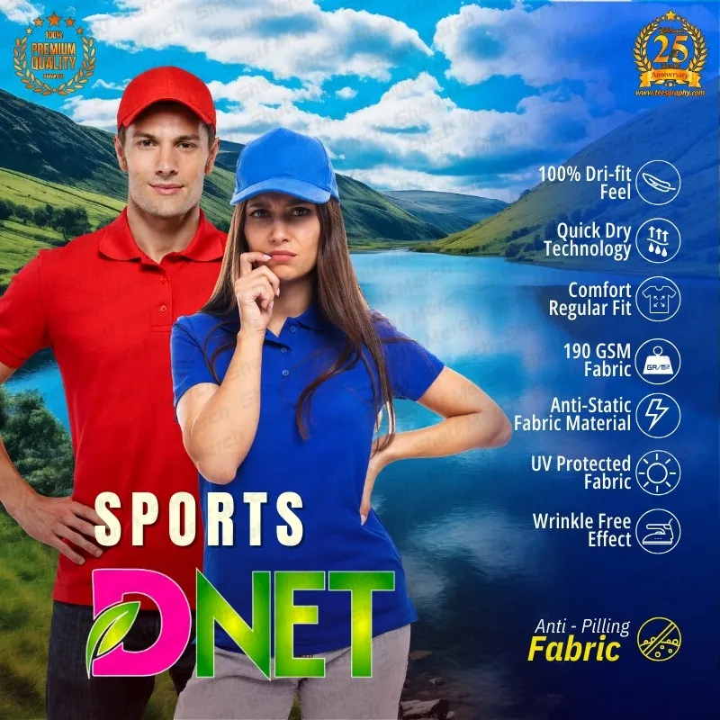 Customized D-net Polo T-shirt