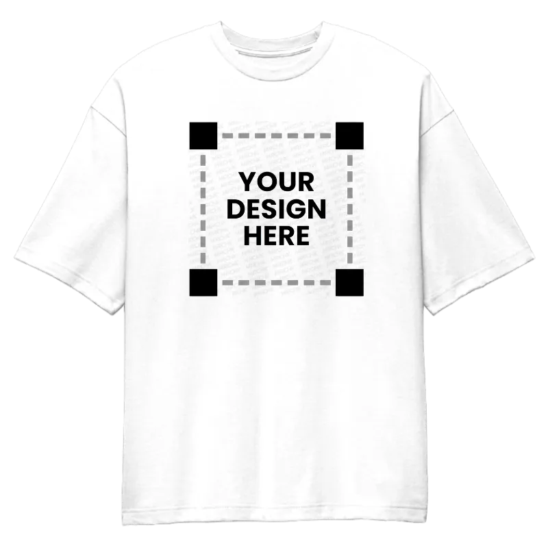 Customized Plain Oversized T-Shirt