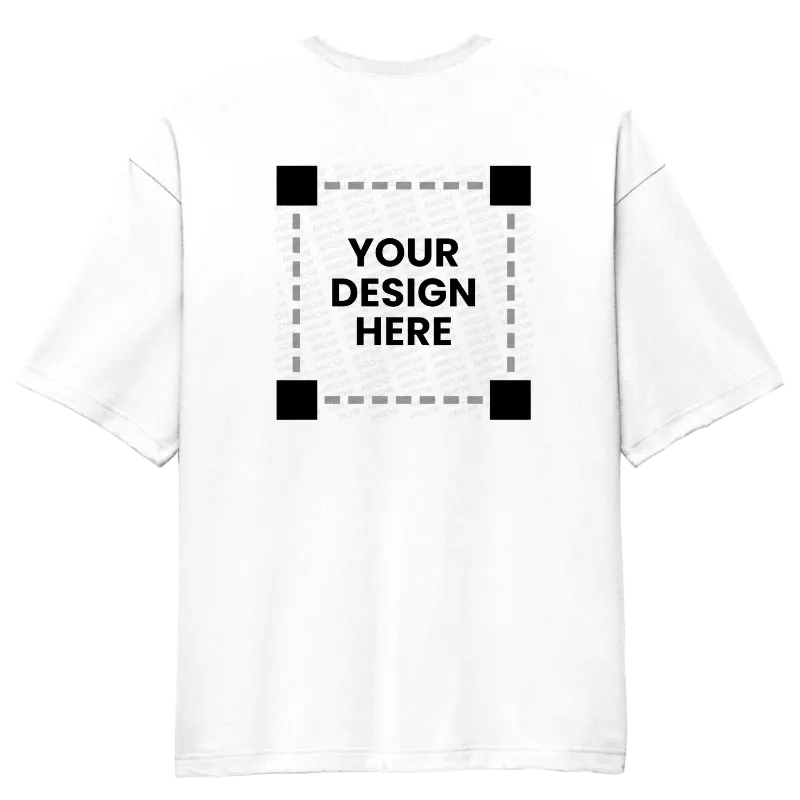 Customized Plain Oversized T-Shirt