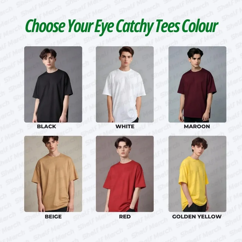 Customized Plain Oversized T-Shirt