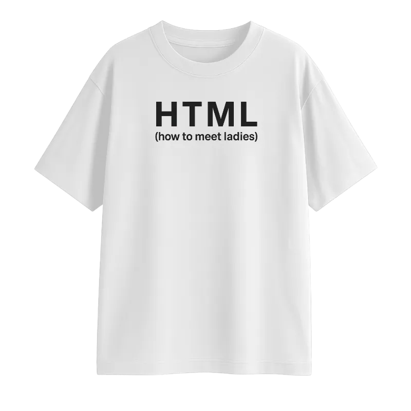 Html Oversized T-Shirt