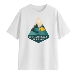 Chill And Relax In A Camp Oversized T-Shirt