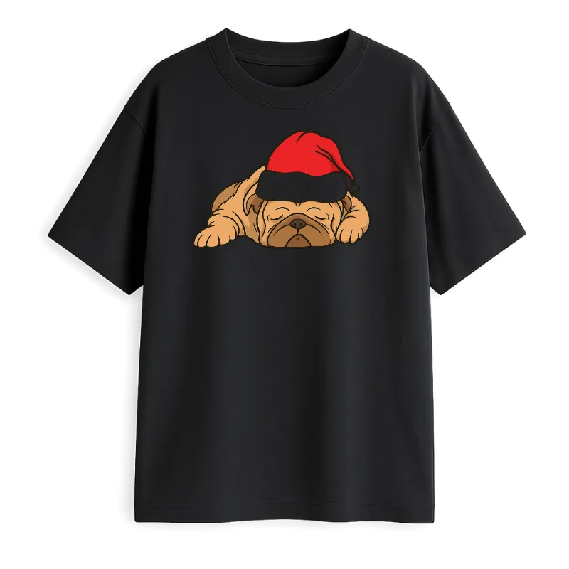 Santa Dog Oversized T-Shirt