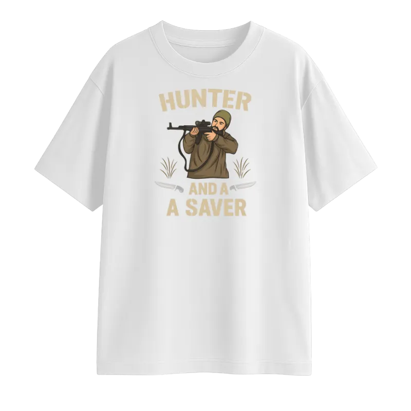 Hunter And A Saver Oversized T-Shirt