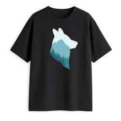 Snow Dog Oversized T-Shirt