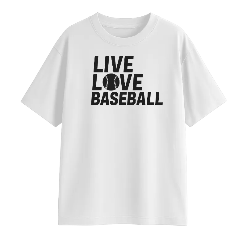 Live Love Baseball Oversized T-Shirt