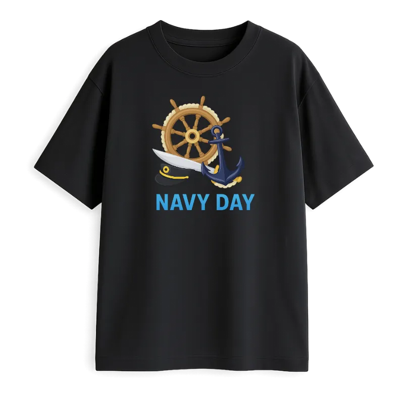 Navy Day Oversized T-Shirt