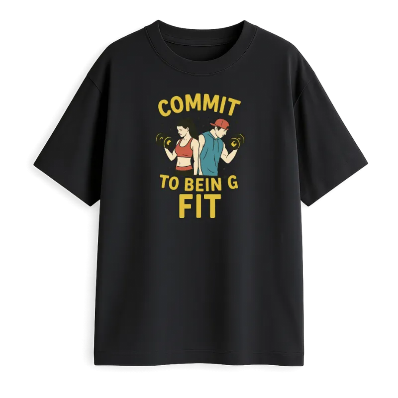 Commit To Being Fit Oversized T-Shirt