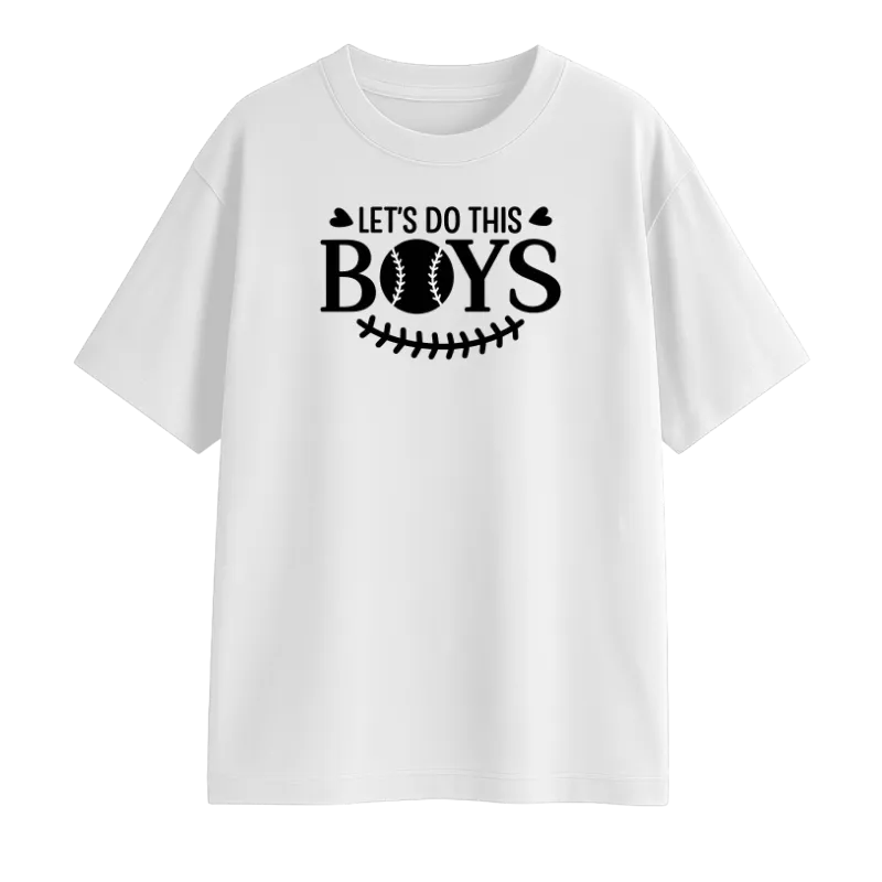 Let's Do This Boys Oversized T-Shirts