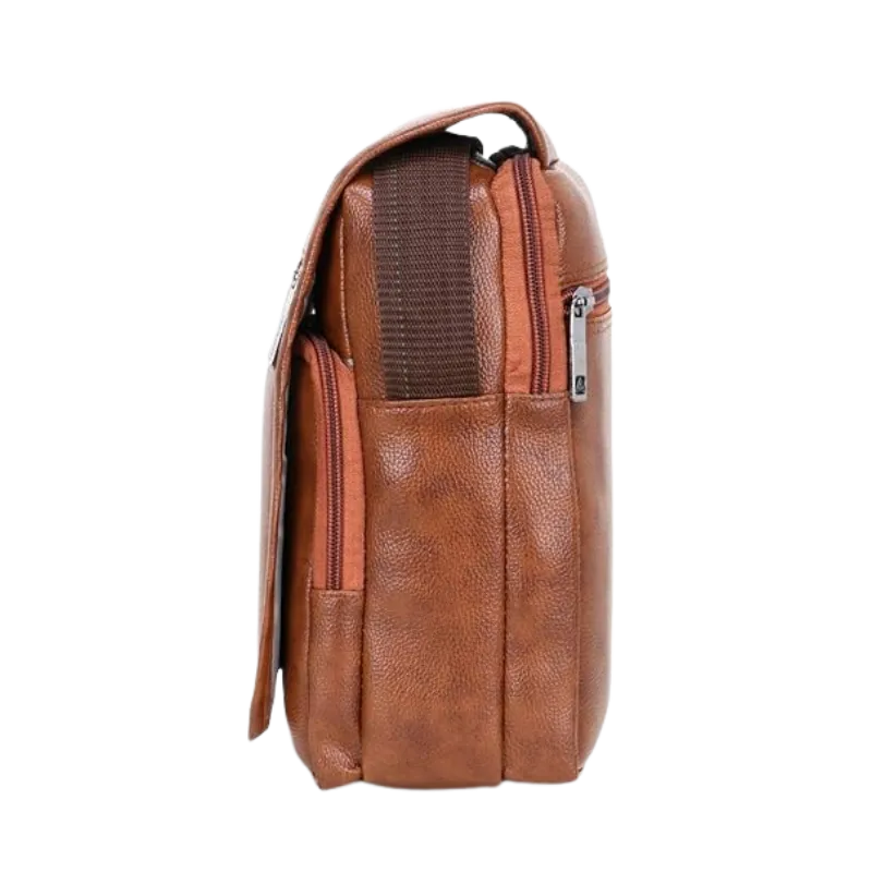 Ruston Messenger Sling Bag (Brown)