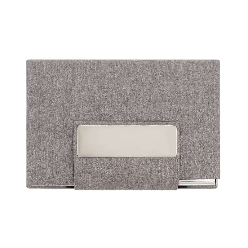 Grey Flip Card Holder