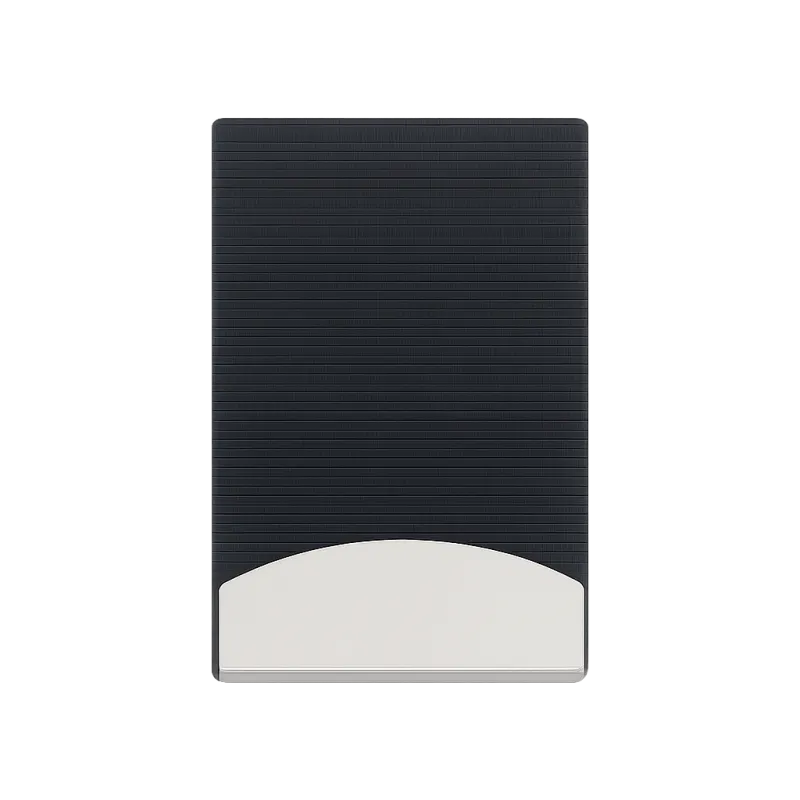 Vertical Black Card Holder
