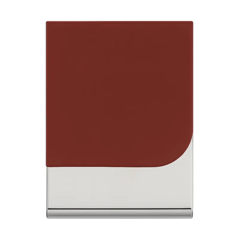 Vertical Brown Card Holder