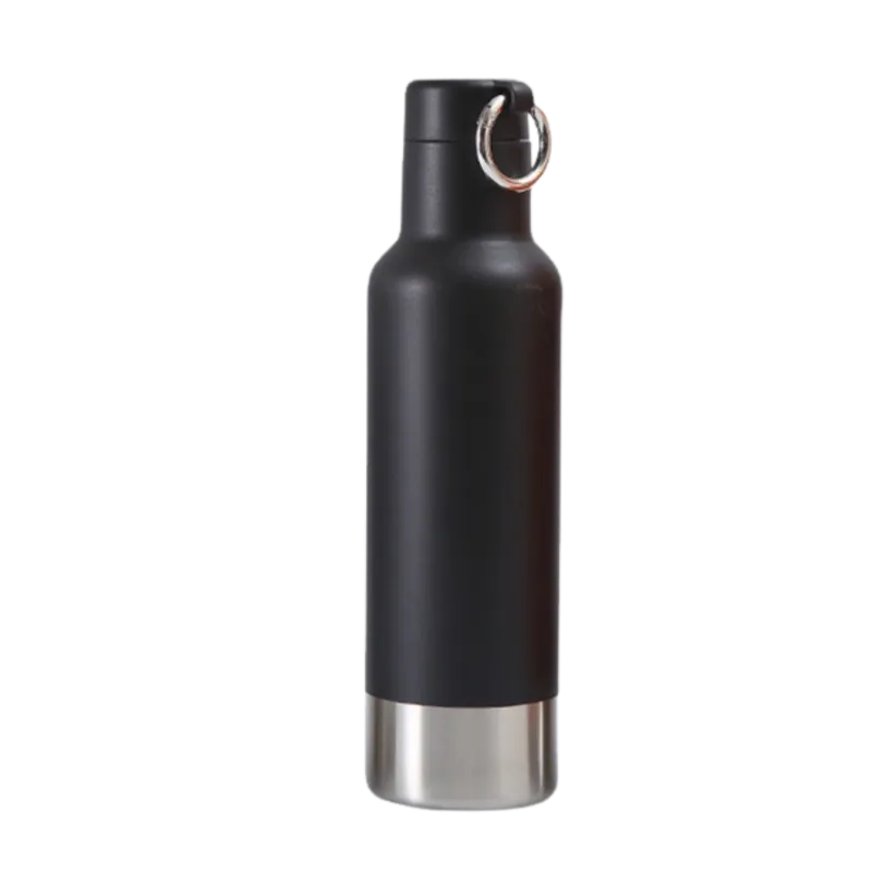 Office Onyx Stainless Desk Bottle (Black)