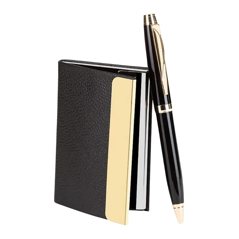 Wallet, Perfume, Pen & Cardholder Set