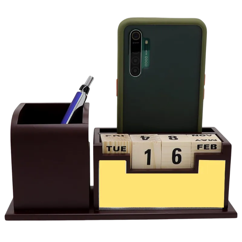 Pen Stand With Calendar