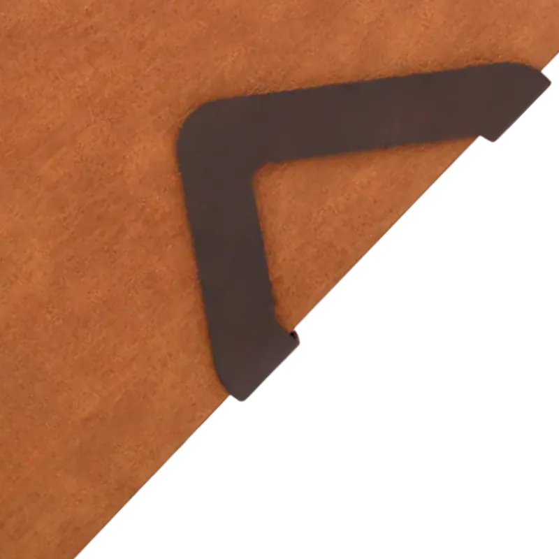 Metal Pen And Notebook (Orange)