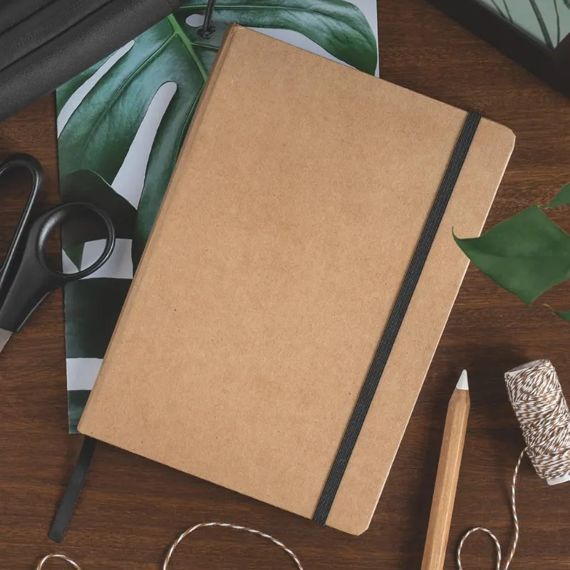 Eco Elastic Pen And Diary