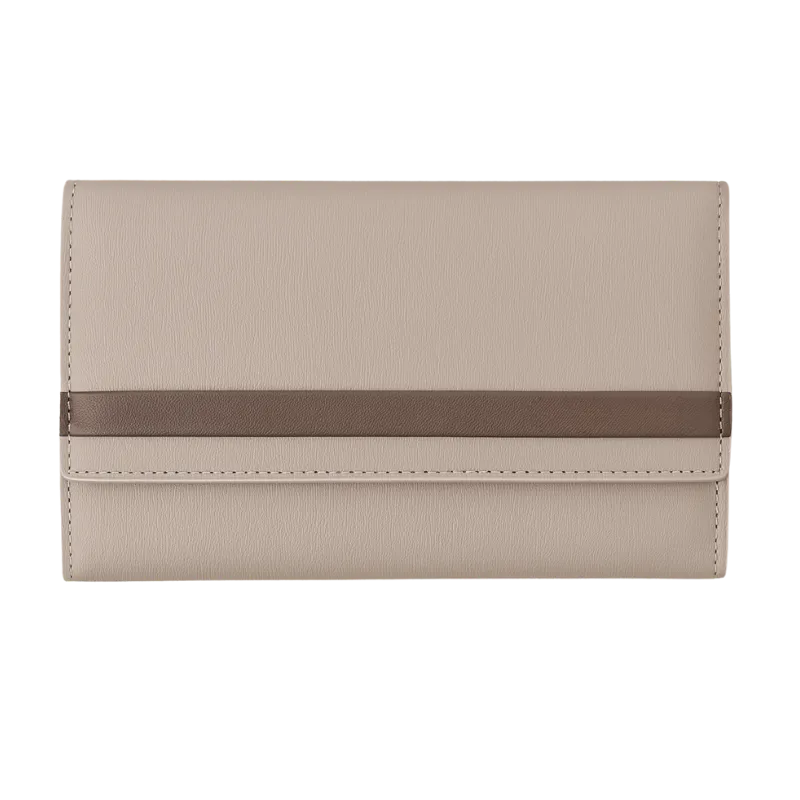 Giordano Ladies & Gents Wallet Combo (Cream)