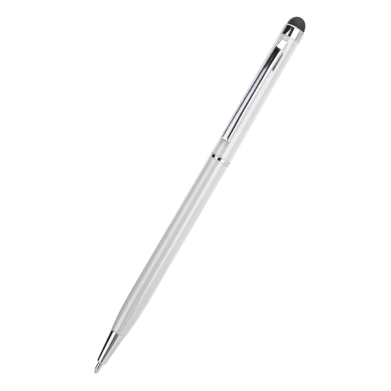 Metal keychain And Ball Pen kit (White)
