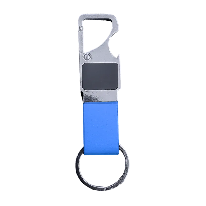 Metal keychain And Ball Pen kit (Blue)