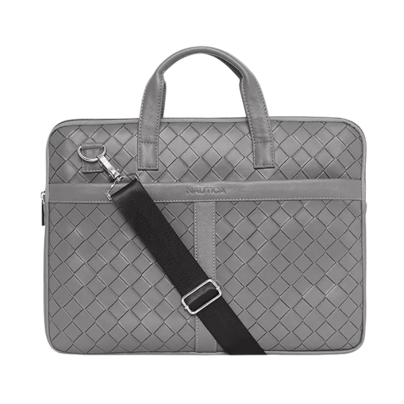 Naurica Laptop Bag Checks (Gray)