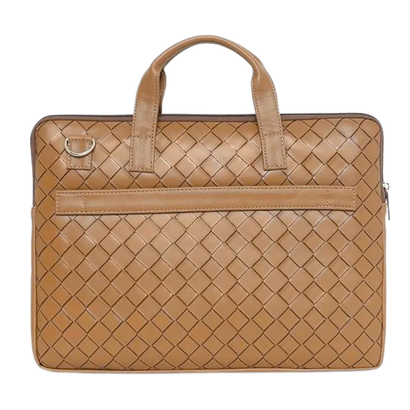 Naurica Laptop Bag Checks (Brown)