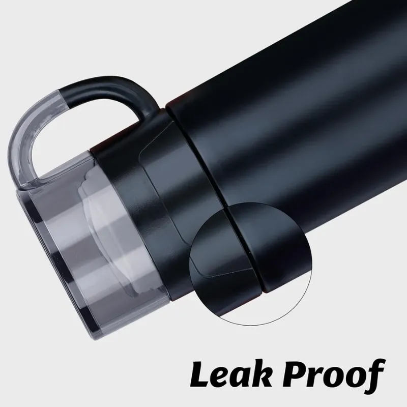 Eco Friendly Vacuum Insulated Flask (Black)