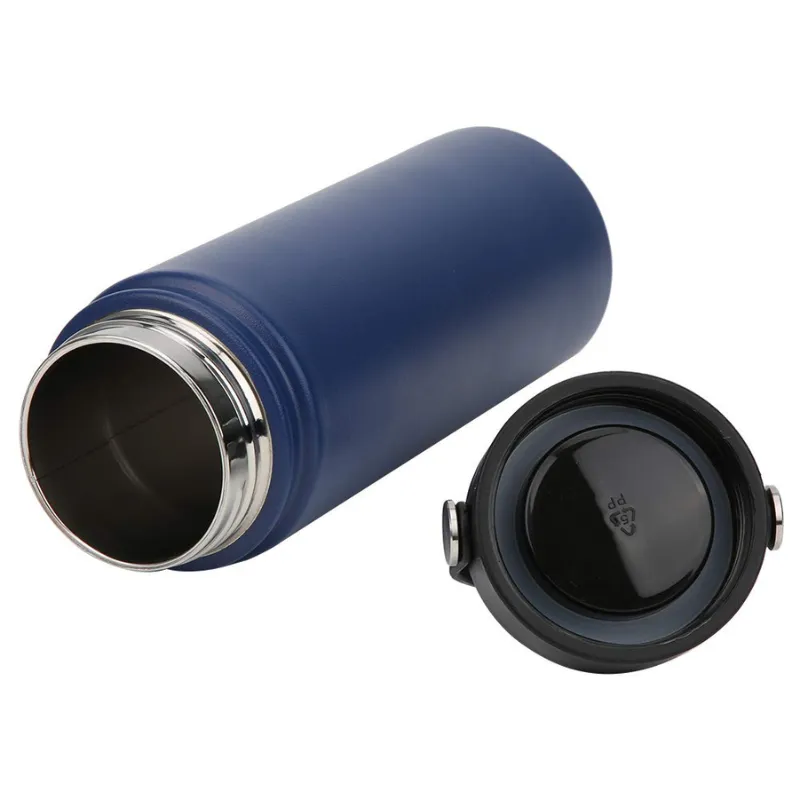 Desk Dazzle Stainless Water Bottle (Navy Blue)