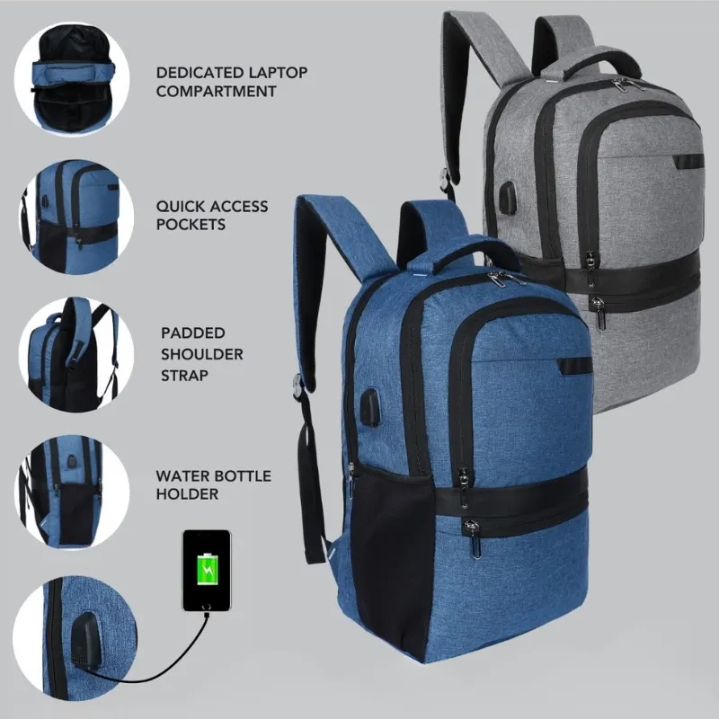 Power Pack Backpack (Grey)