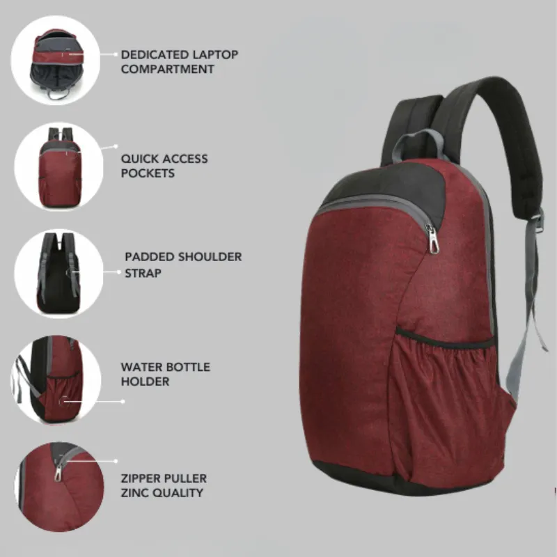 Pebble Backpack (Maroon)