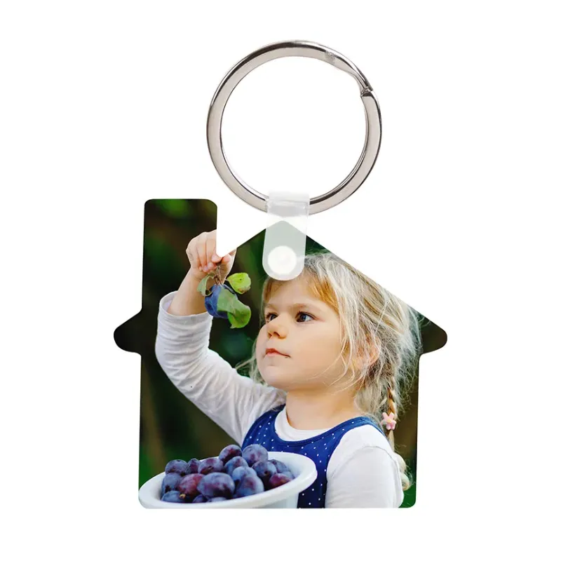 Customized hardboard House keyring